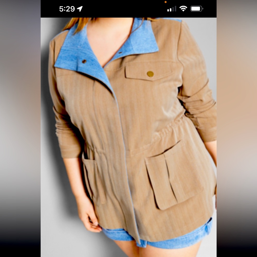 Jeannie Mai X INC Snap Button Solid Jacket, Created for Macy's